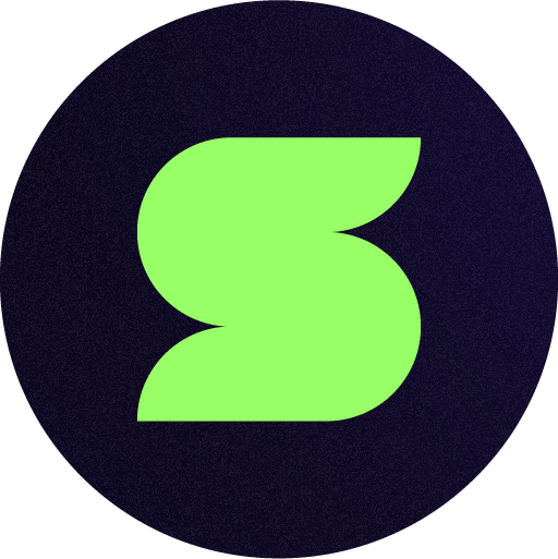 icon gradient vibrant blue round